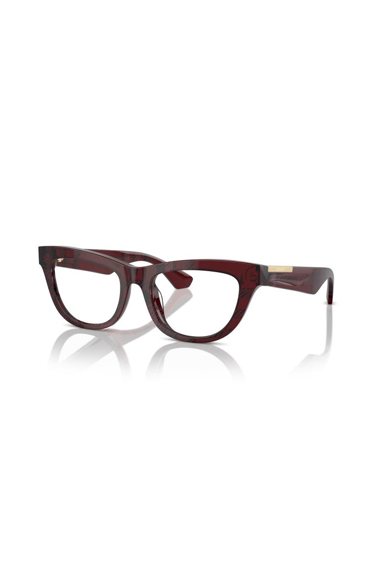 52mm Rectangle optical glasses, Main, color, Red