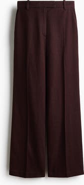 H&M Linen-blend Tailored Trousers
