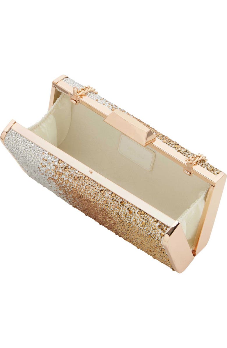 Dune London Bettey Frame Clutch, Alternate, color, Gold