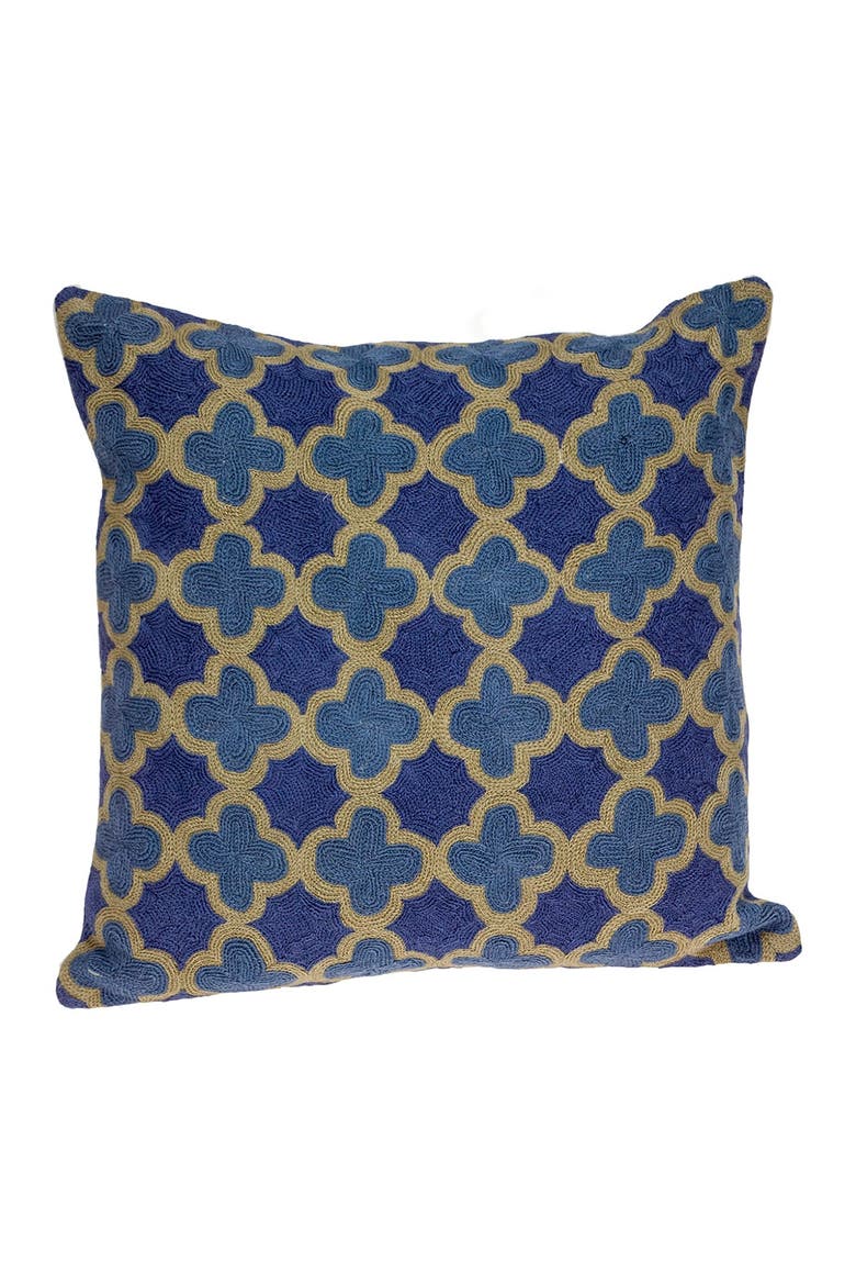 Calix Blue Throw Pillow, Main, color, BLUE