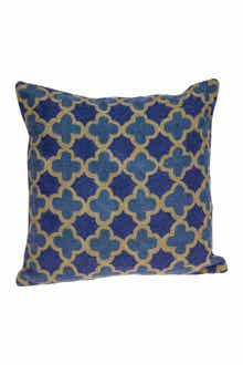 PARKLAND COLLECTION Calix Blue Throw Pillow