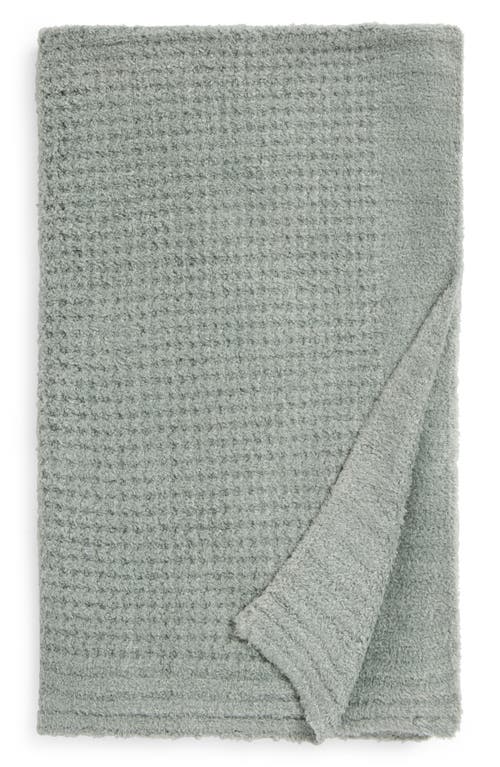 Barefoot Dreams Cozychic® Waffle Knit Receiving Blanket In Waterfall