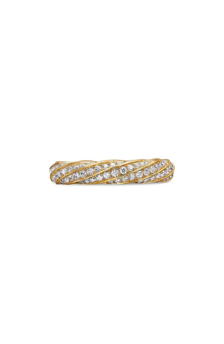 David Yurman Cable Edge Band Ring, Main, color, 18K Gold Recycled
