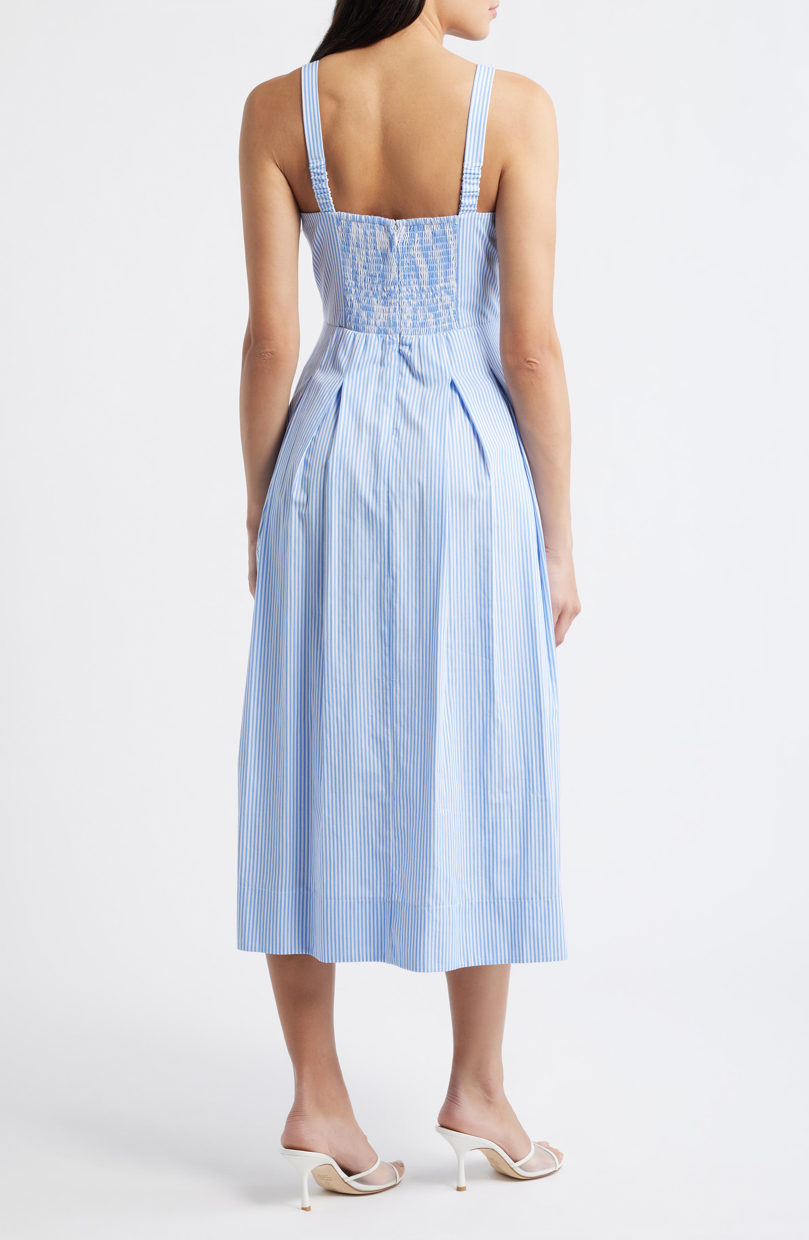 V-Neck Midi Dress - image 4