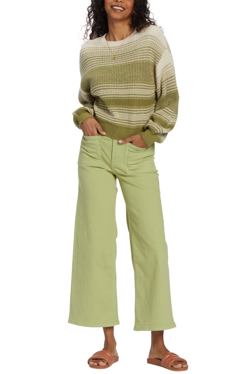 Billabong Mountain Top Stripe Cotton Blend Sweater, Alternate, color, 