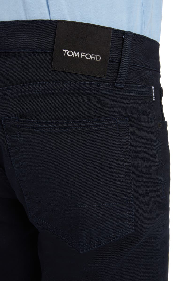 TOM FORD Stay Press Slim Fit Jeans, Alternate, color, Navy