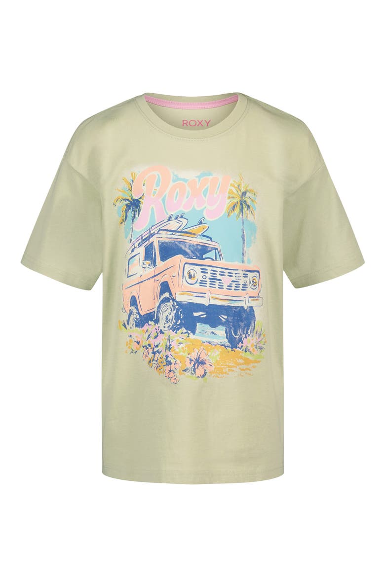 Kids' Coastal Oversize Graphic T-Shirt, Main, color, LAUREL GREEN