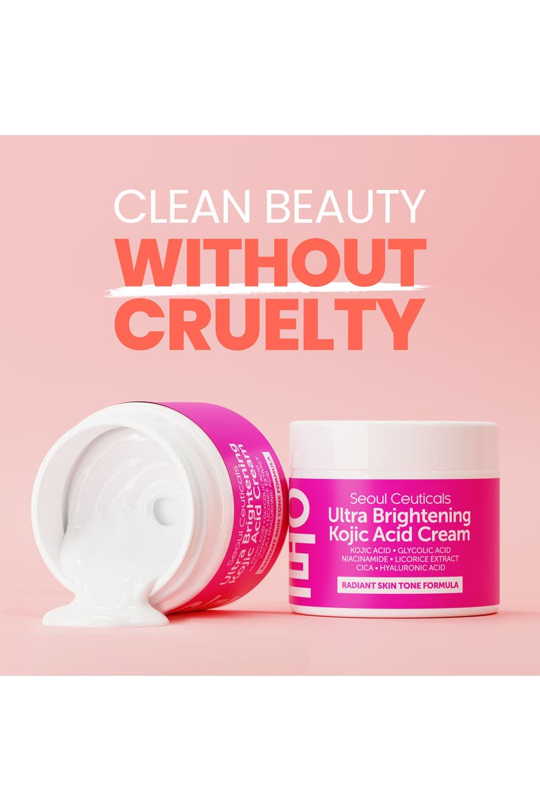 Korean Skincare Ultra Brightening Kojic Acid Cream, Alternate, color, Clear