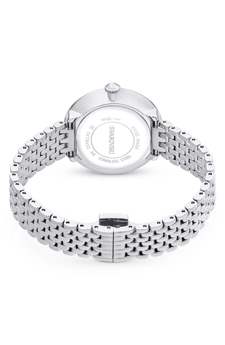Swarovski Certa Bracelet Watch, 30mm, Alternate, color, Silver