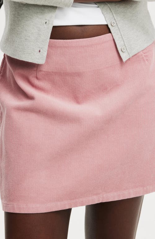 Shop Cotton On Cord Mini Skirt In Vintage Rose