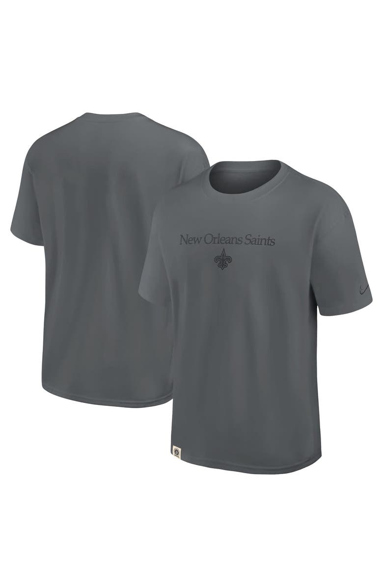 Nike Men's Nike Gray New Orleans Saints Glory Max90 T-Shirt, Alternate, color, Gray