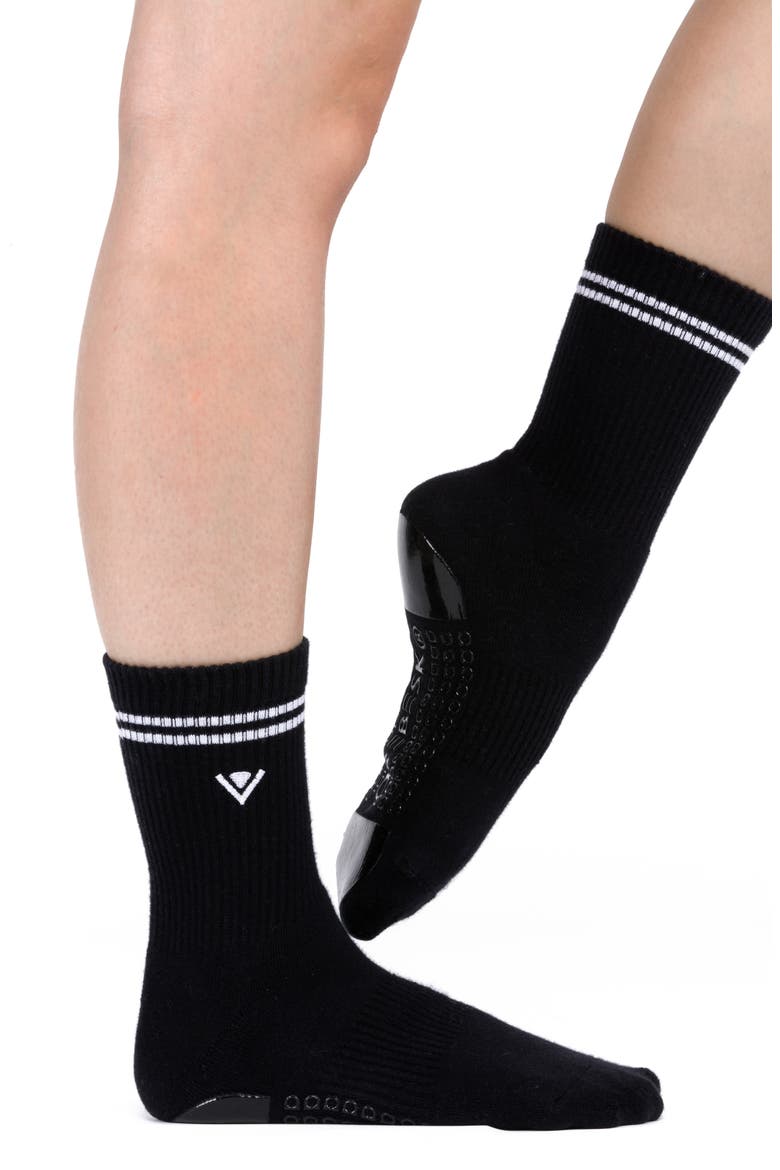 Classic Assorted 2-Pack Grip Crew Socks, Alternate, color, MULTI