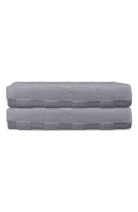 Pera 2-Piece Turkish Cotton Bath Towels