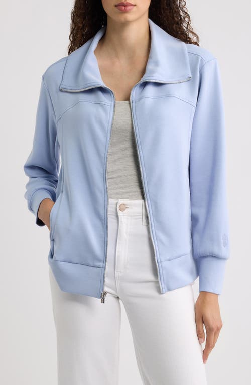 Tommy Bahama Palm Voyage Zip-Up Sweatshirt Jacket in Evertide at Nordstrom, Size Large