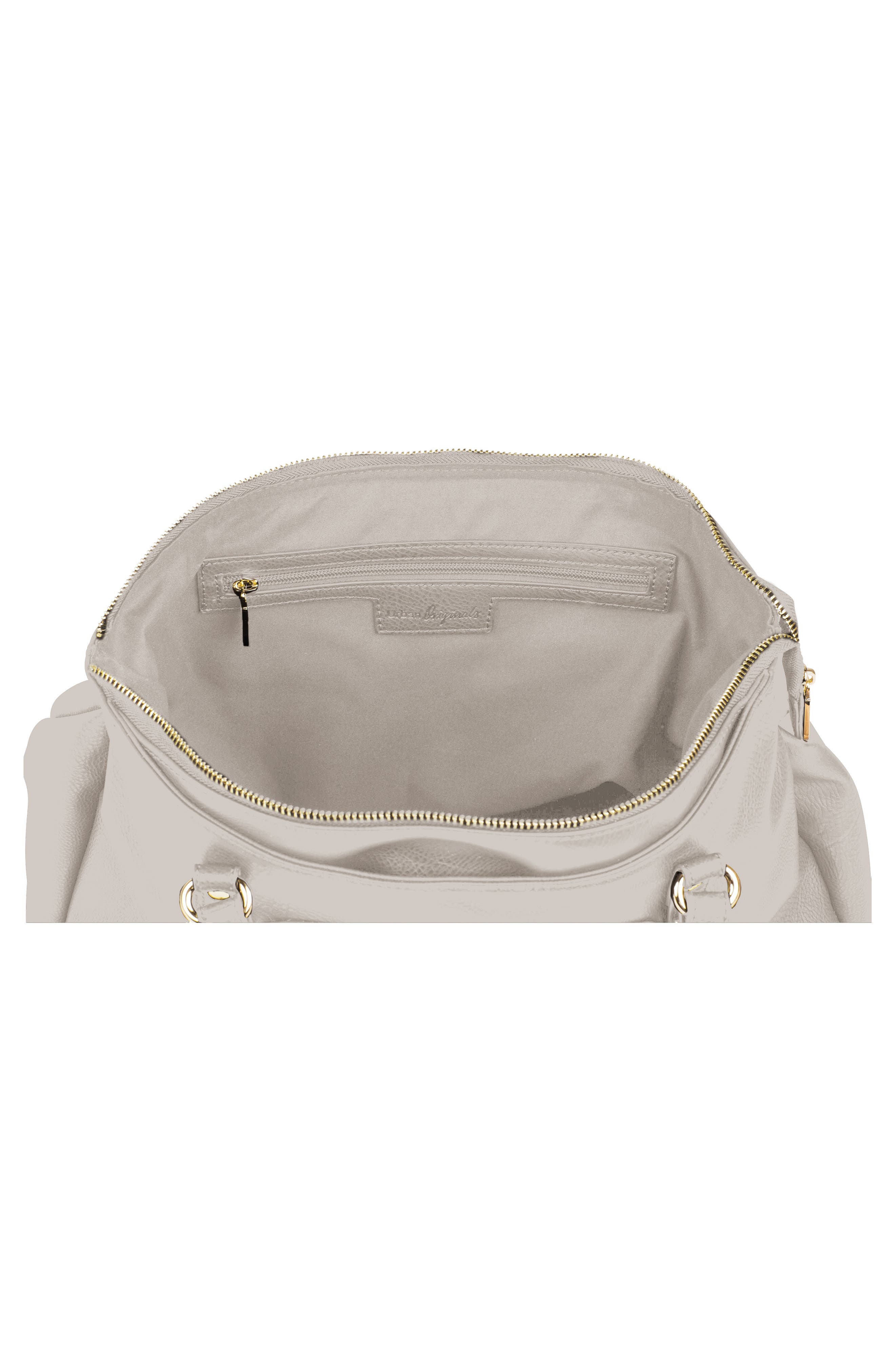 Solitude Vegan Leather Tote, Alternate, color, GREY
