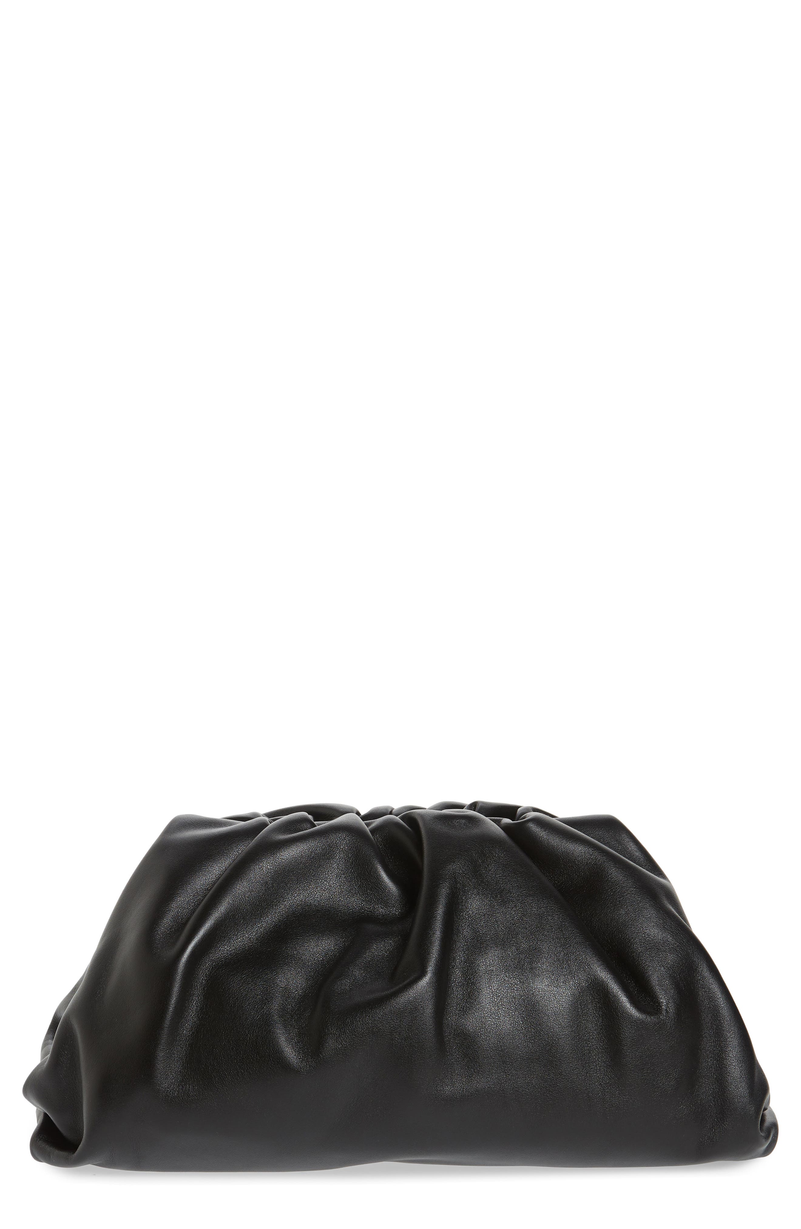 Bottega Veneta The Pouch Leather Clutch, Main, color, 