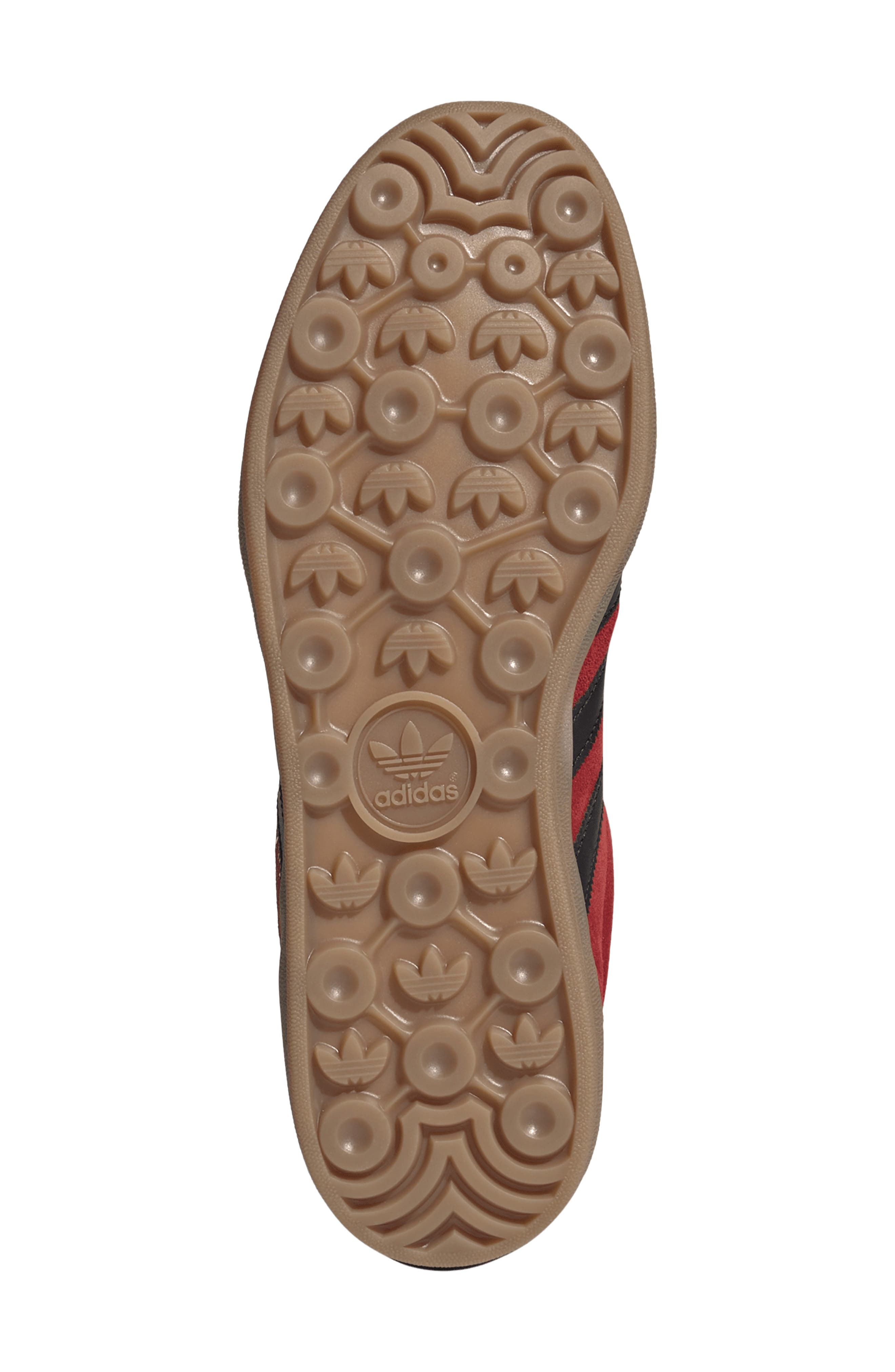 Gazelle Indoor Sneaker, Alternate, color, BETTER SCARLET/ BLACK/ GUM