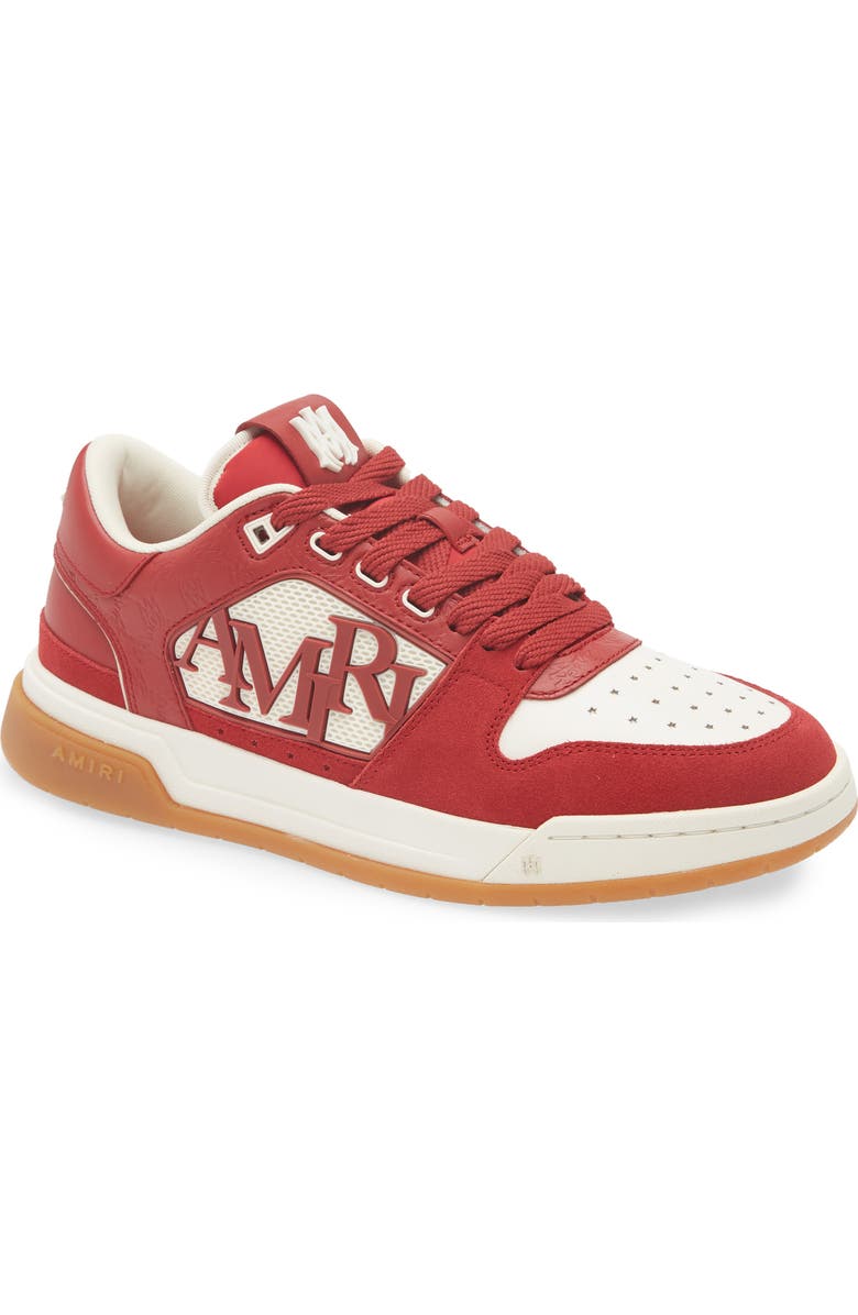 AMIRI Classic Low Top Sneaker, Main, color, Red Rose