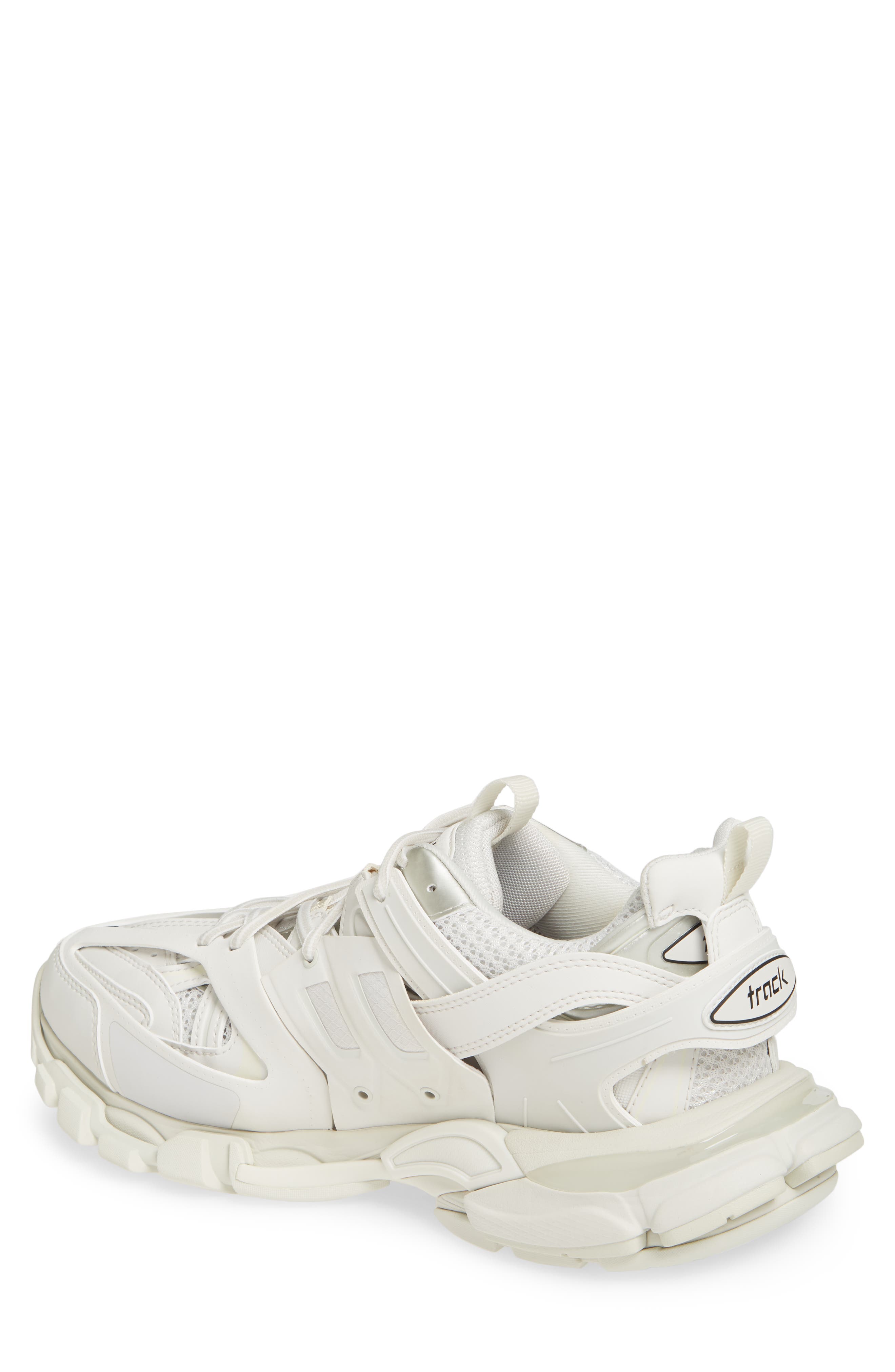 Balenciaga Track Sneaker, Alternate, color, White/White