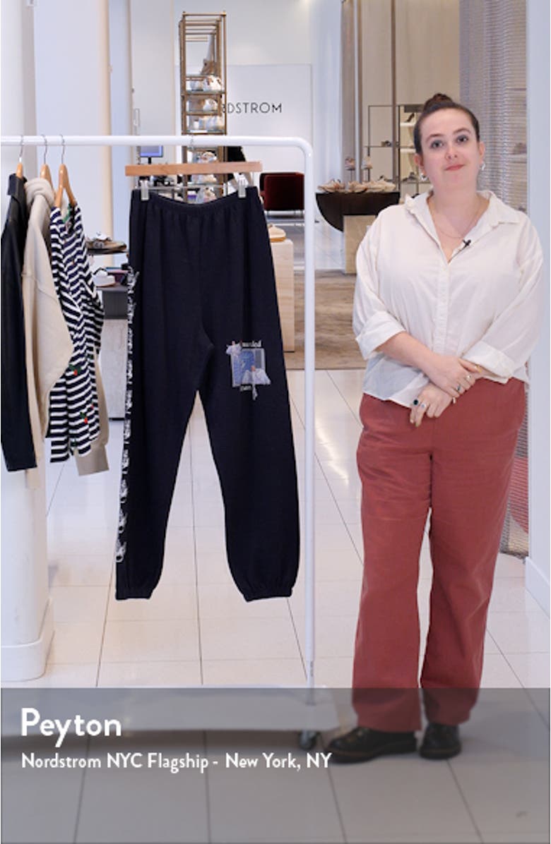 Guarded Angel Interlock Kimmy Cotton Sweatpants, sales video thumbnail