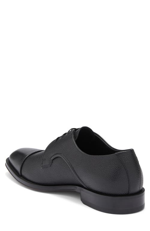 Hugo Boss Derrek Leather Derby In Black