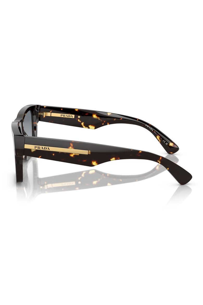56mm Rectangular Sunglasses, Alternate, color, GREY FLASH