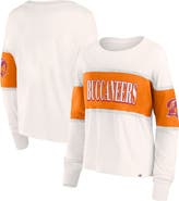 FANATICS Women's Fanatics Cream Tampa Bay Buccaneers Antique Block Long Sleeve T-Shirt