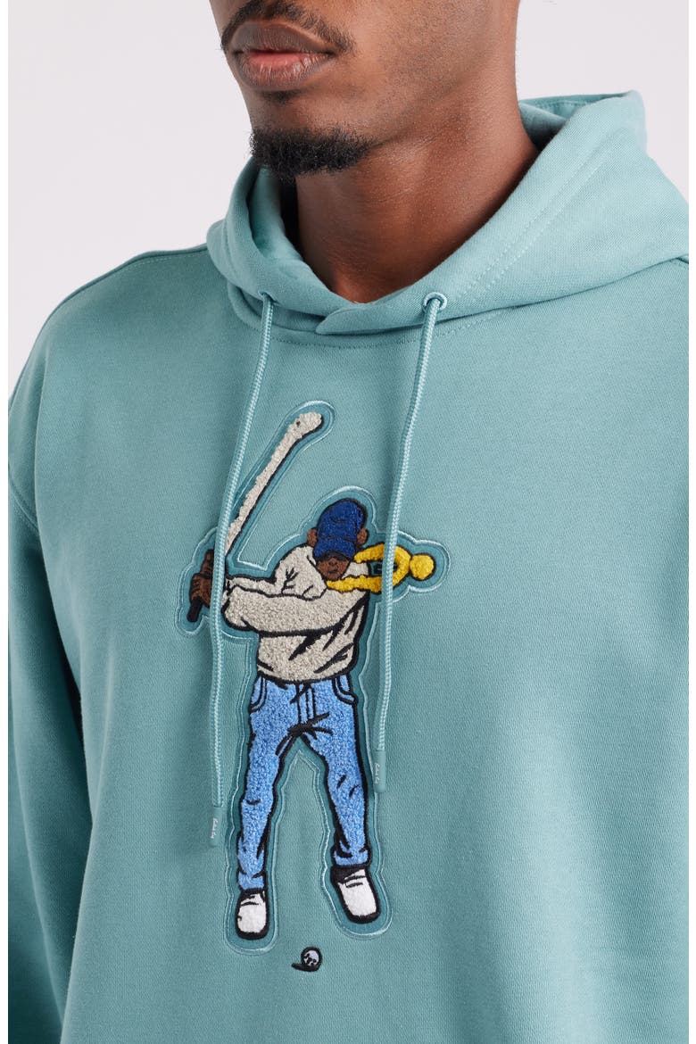 Core Fleece Hoodie, Alternate, color, MINERAL GREEN