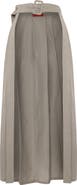 PCFG Linen Blend Shiny Woven Skirt