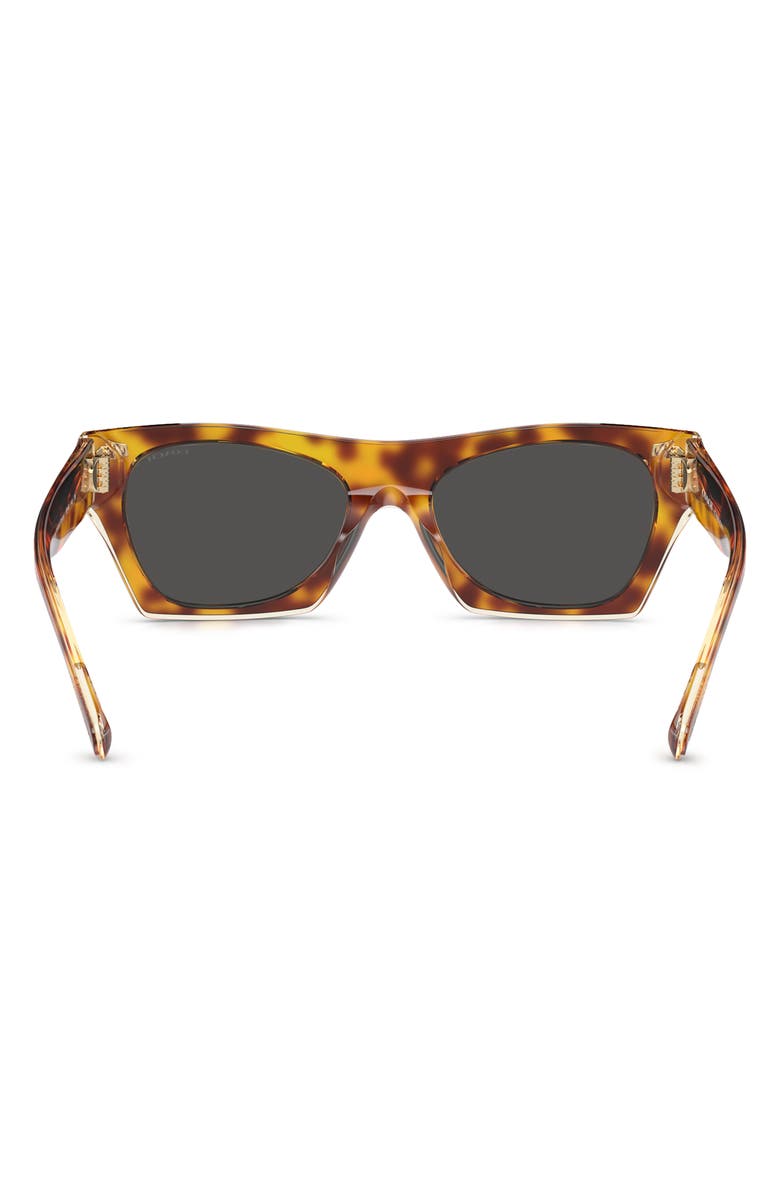 COACH 52mm Square Sunglasses, Alternate, color, Tortoise