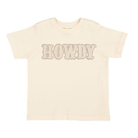 Howdy Patch Short Sleeve T-Shirt (Toddler & Little Kid)