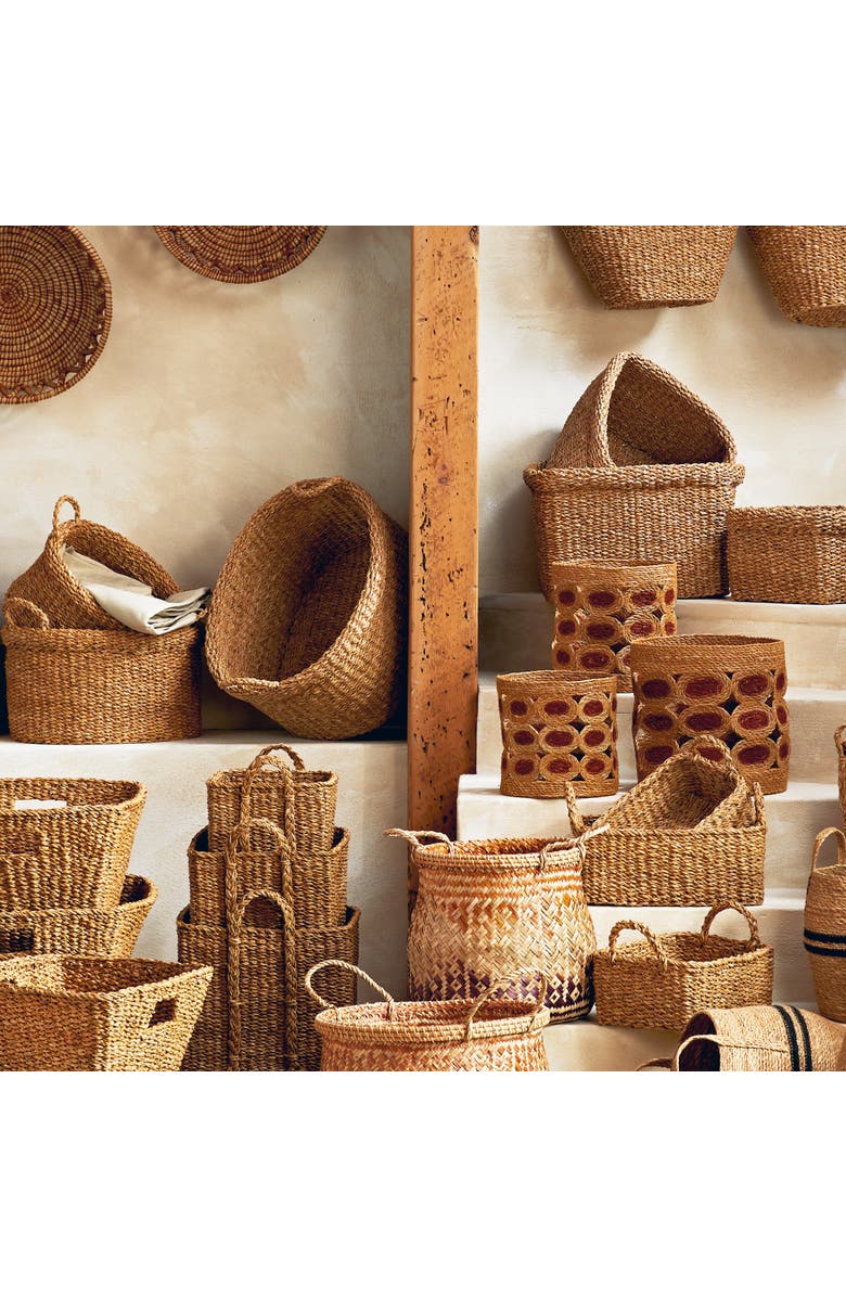 tag Ombre Harvest Basket Set of 2 Decorative Fall Baskets, Alternate, color, 