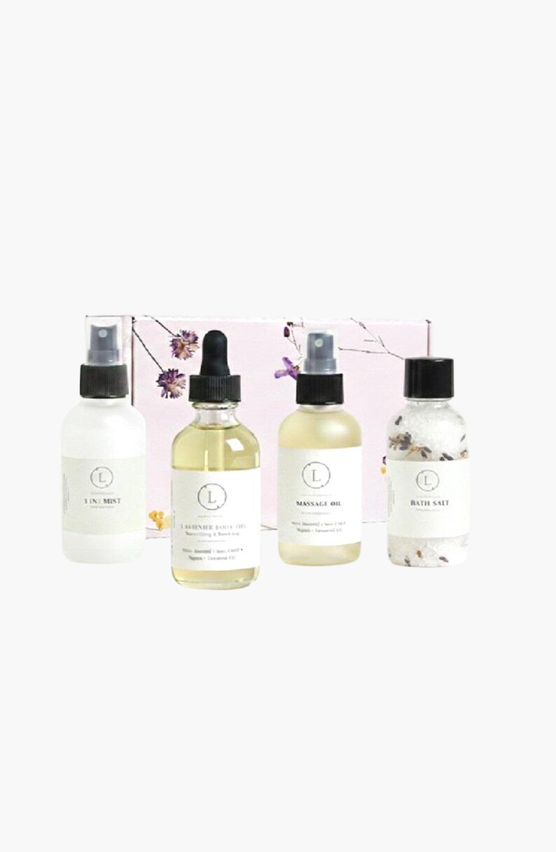 Lizush 4-Piece Spa Experience Gift Set, Main, color, NO COLOR