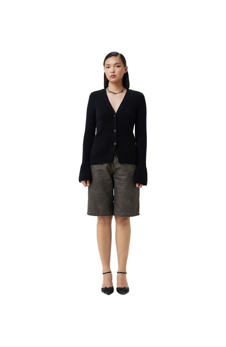 GOBI Mongolian Cashmere Buttoned Cashmere V-Neck Cardigan, Alternate, color,