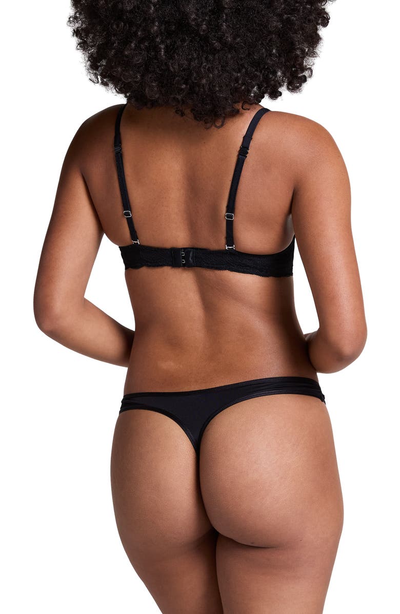 Hunkemöller Angie Padded Underwired Bra, Alternate, color, Black
