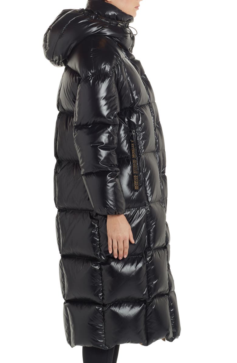 Moncler Parnaiba Long Quilted Down Puffer Coat, Alternate, color, 