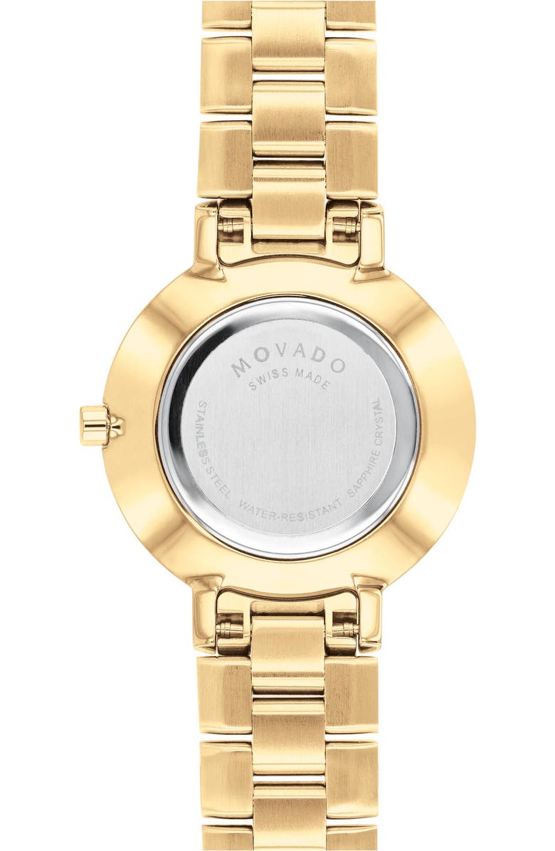 Movado Faceto Diamond Bracelet Watch, 28mm, Alternate, color, 