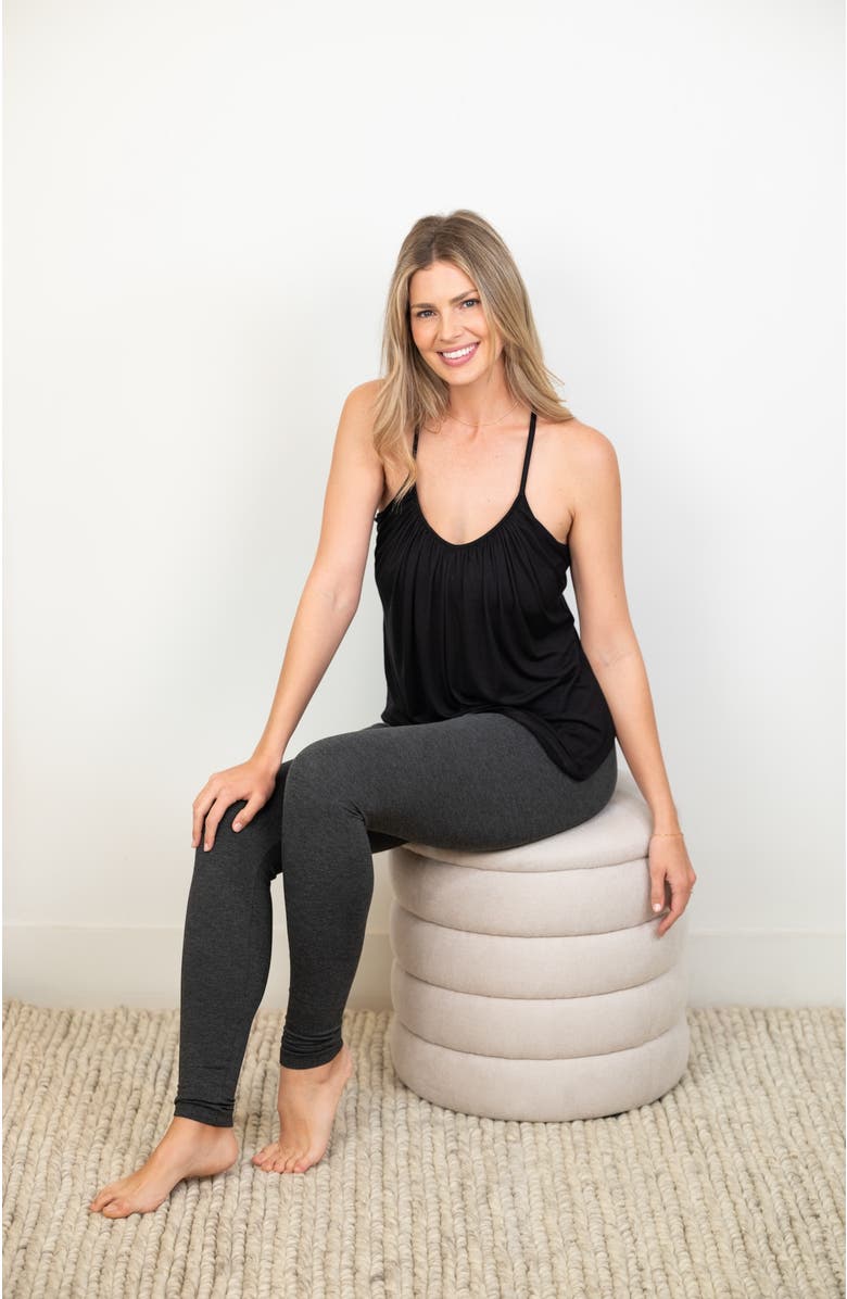 JJwinks Ultimate Lounge & Sleep High Waist Leggings, Alternate, color, Charcoal