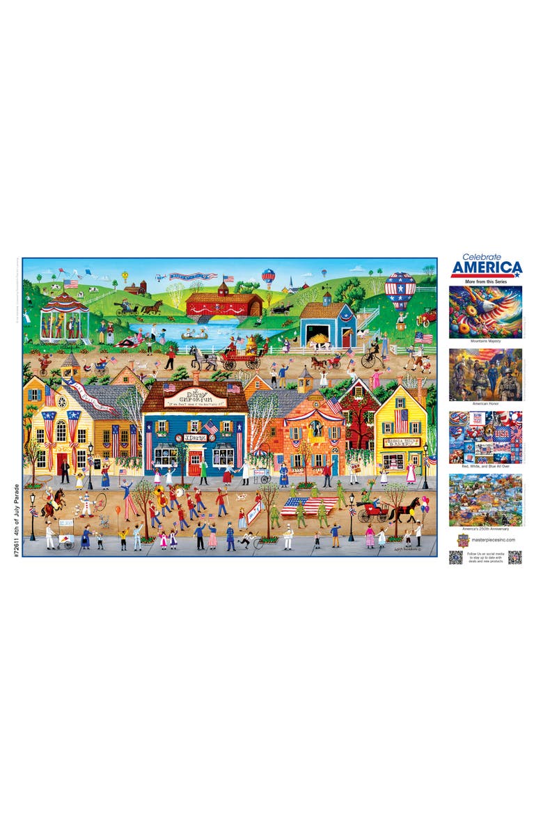 4th of July Parade 1000 Piece Puzzle, Alternate, color, Multicolor