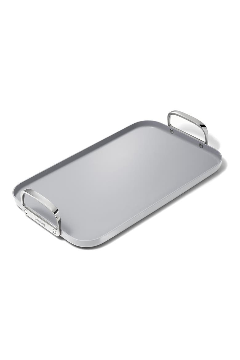 Ceramic Nonstick Double Burner Griddle, Main, color, GRAY
