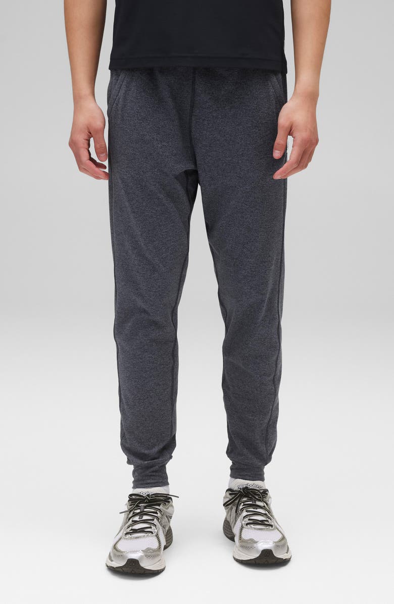 Reigning Champ Recovery Brushed Jersey Joggers, Main, color, Heather Navy