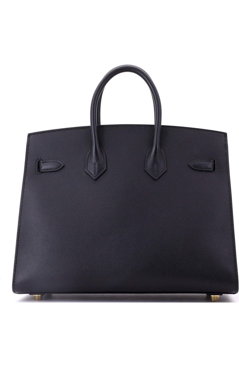 Pre-Owned Hermes Birkin Sellier Bag Black Madame with Gold Hardware 25, Alternate, color, Noir