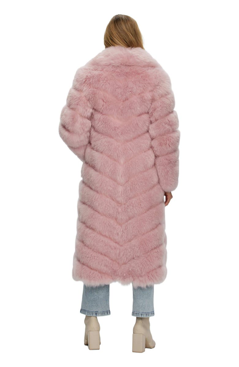 GORSKI Select Cashmere Goat Diagonal Coat, Alternate, color, Light Pink
