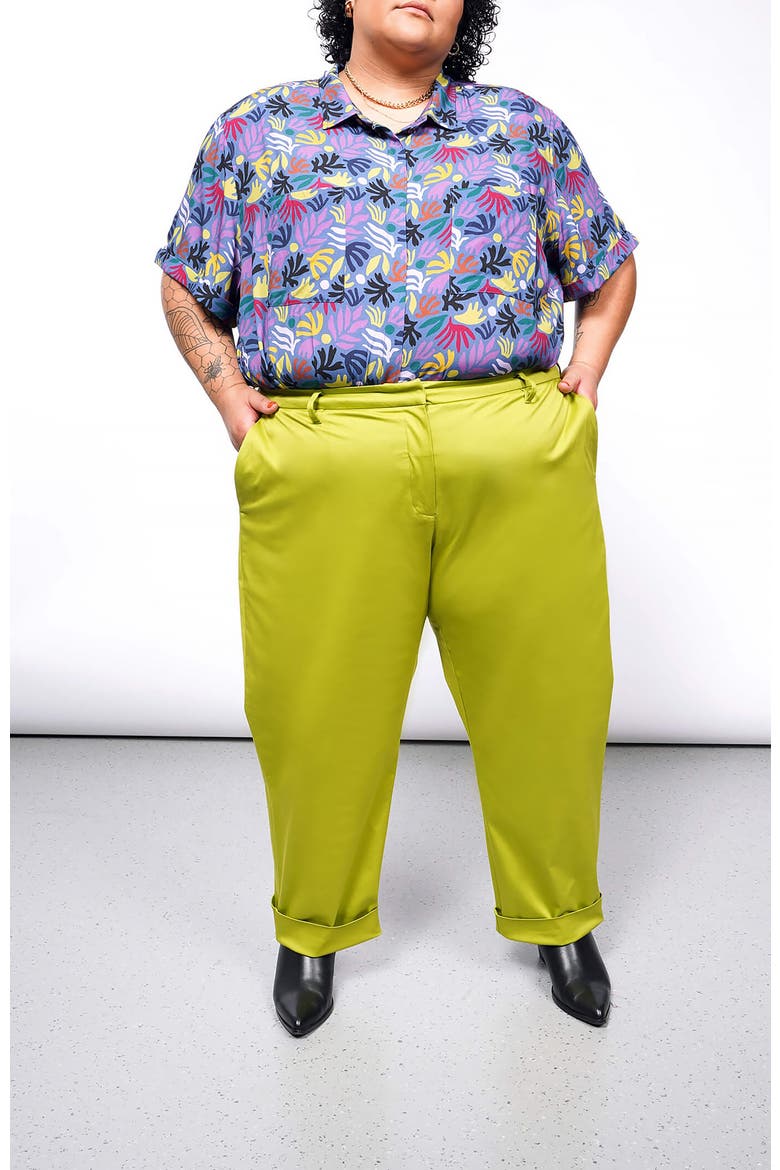 The Essential Slim Crop Pant, Alternate, color, PICKLE