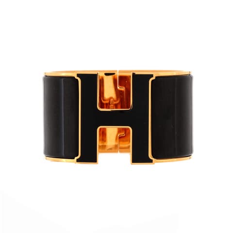 Clic H Bracelet Enamel Extra Wide