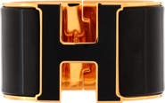 Pre-Owned Hermes Clic H Bracelet Enamel Extra Wide
