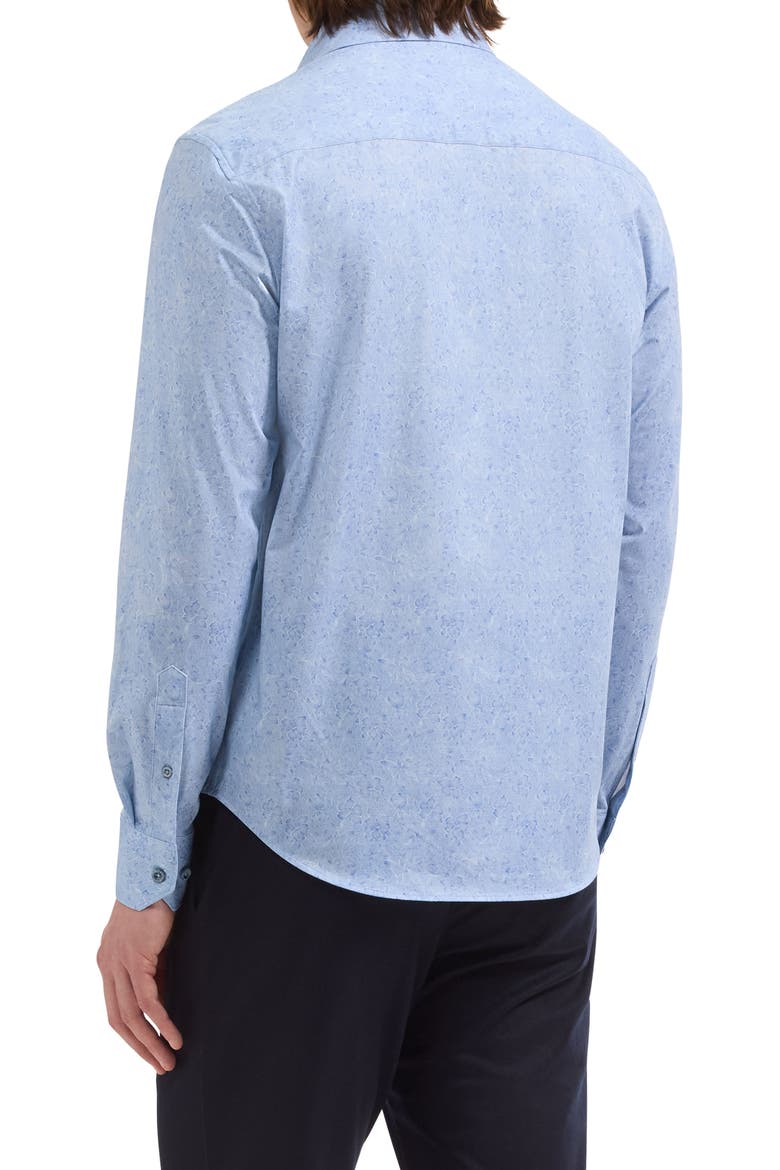 James OoohCotton® Floral Button-Up Shirt, Alternate, color, AIR BLUE