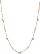 Brook and York Brenna Birthstone Station Necklace