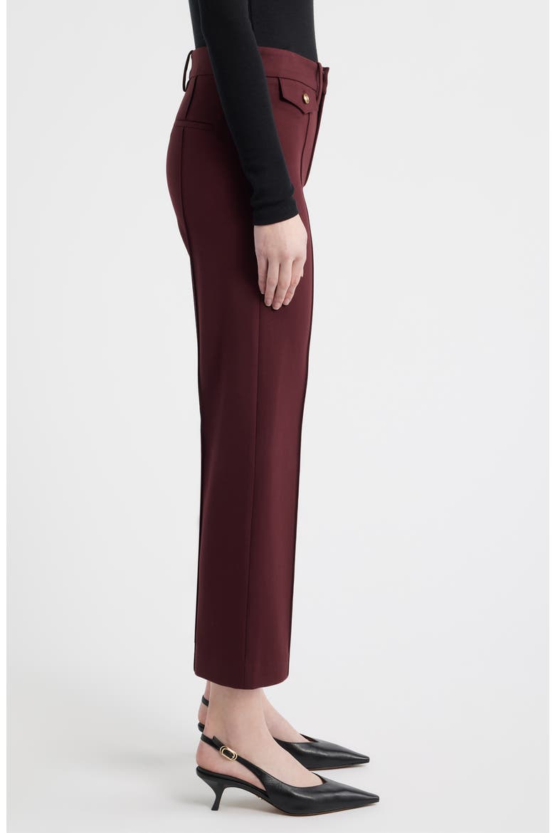 The Reboot Crop Pants, Alternate, color, CABERNET