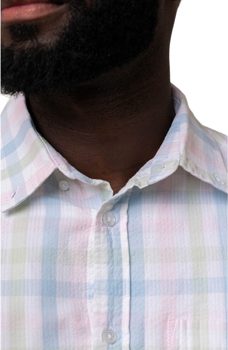 Hope & Henry Men's Organic Seersucker Shirt, Alternate, color, 